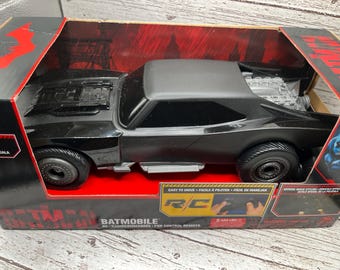 Batmobile RC Remote Control Model Car, Black 1:20 Scale Batman Car