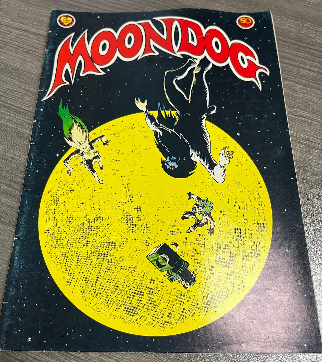 Vintage Underground Comic Book: Skull Comics & Moondog - You