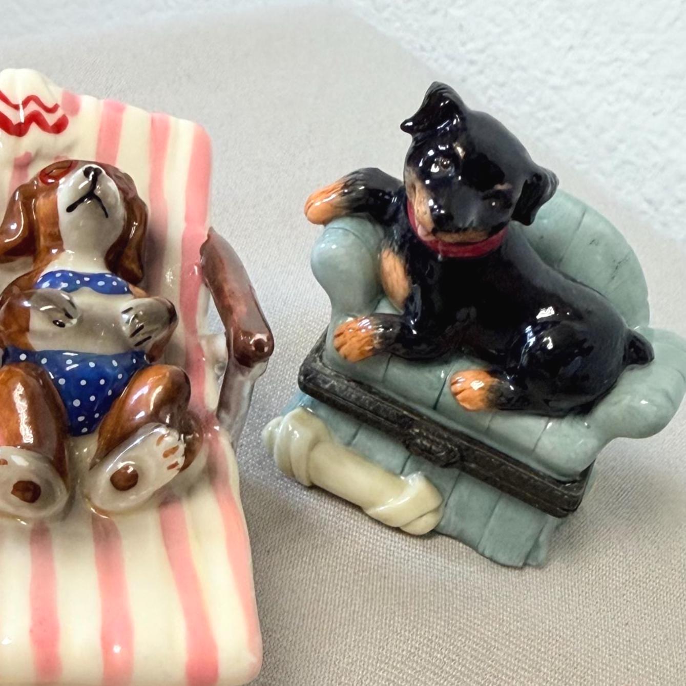 Mini Porcelain Trinket Box - Etsy