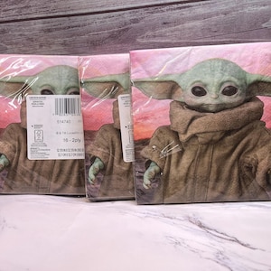 Papierservietten: Sesamstraße, Glücksbärchis, Star Wars