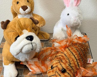 Vintage Webkinz Plush Toys - Rabbit Fish Frog Bulldog Dinosaur Kangaroo Blue Bird-You Choose