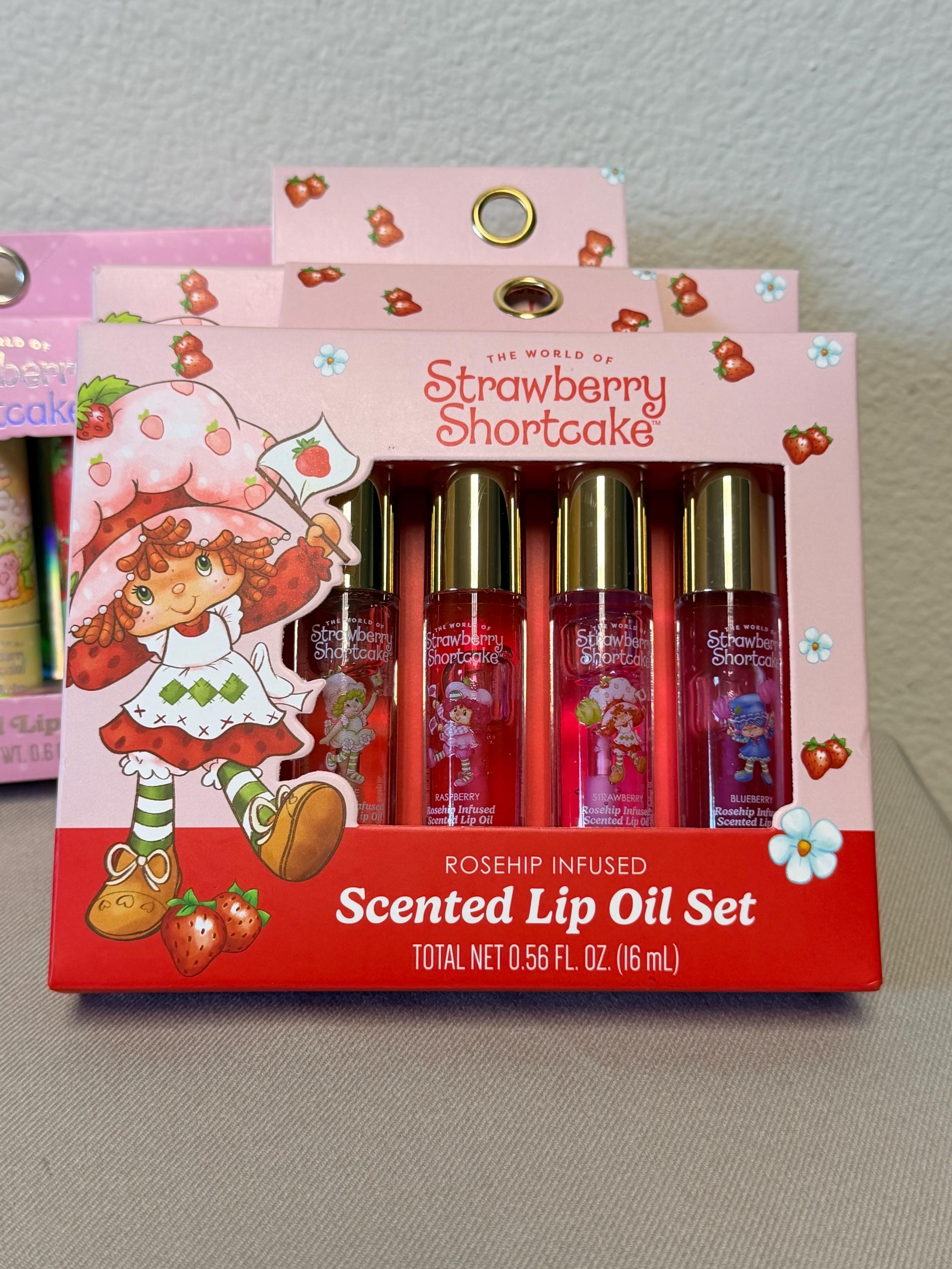 Strawberry Shortcake Lip Oils Lip Balms and Cheek and Jelly 