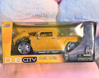Jada Dub City 1:24 Diecast 2002 Cadillac Escalade EXT Blue Custom
