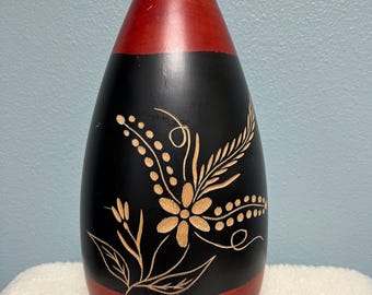 Mango Tree Wood Hand Carved Vase Floral Dining Home Decor