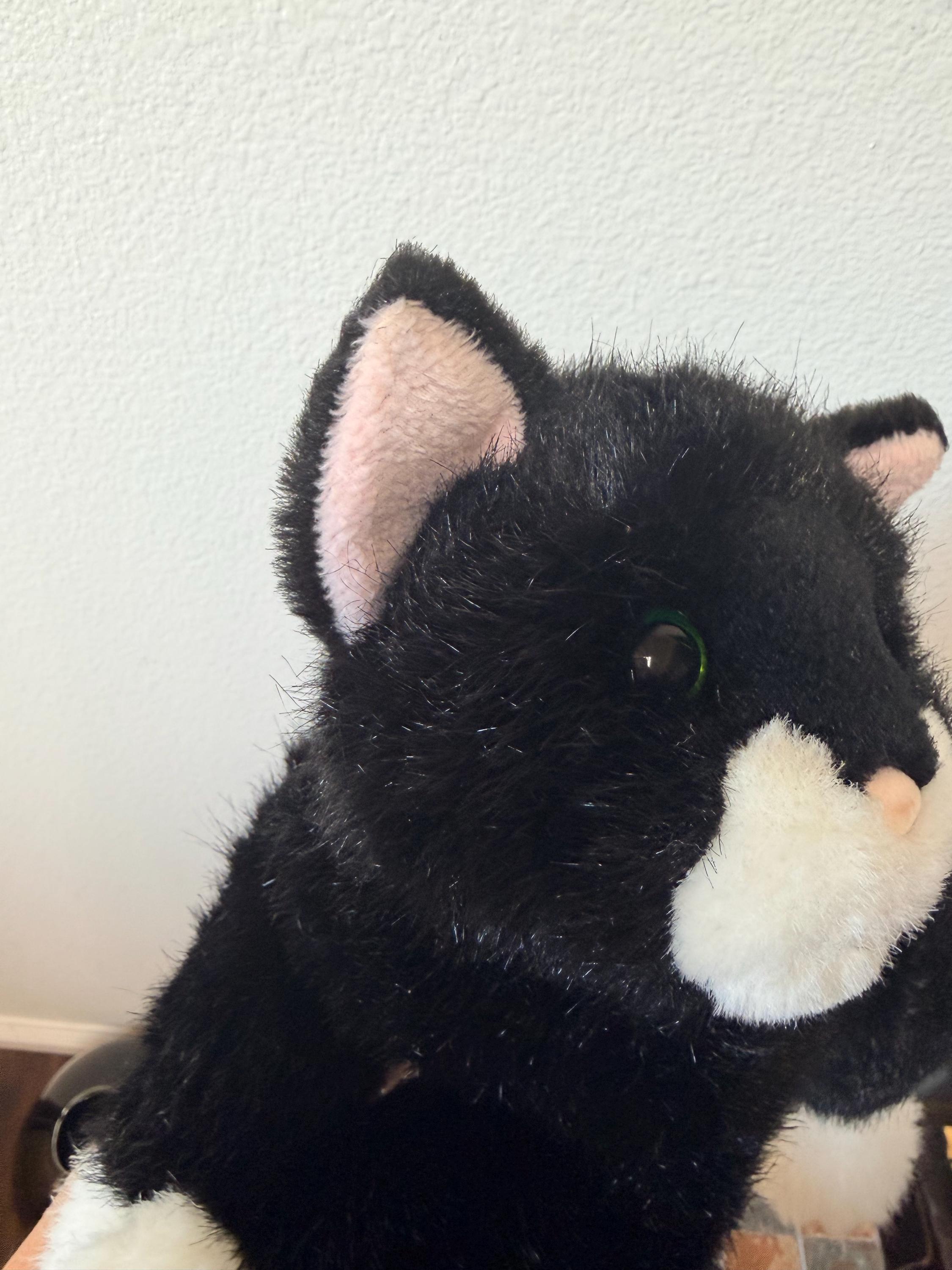Vintage First & Main Plush -sebastian the Black White Tuxedo Cat