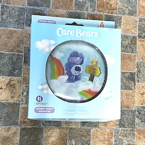 Lustro LED Care Bears: toaletka w stylu vintage, kompaktowa lub ręczna