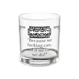Peaky Blinders motivational text Bar Glass