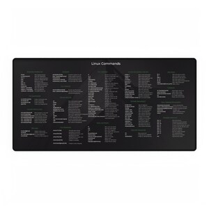 Linux Command Cheat Sheet, Mouse Pad, Programmer, It, Hacker, Developer ...