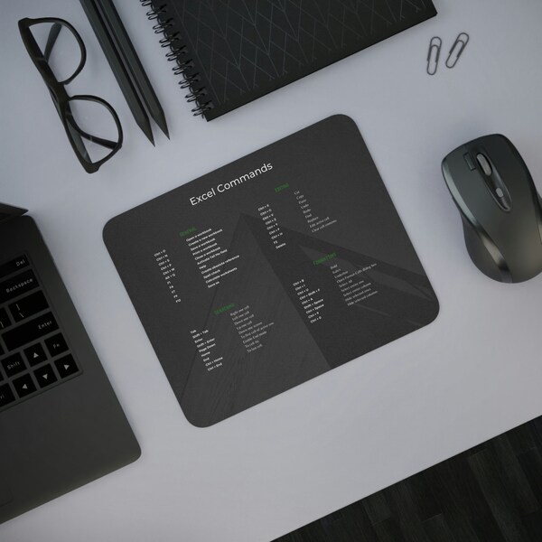 Excel Mouse Pad Etsy UK
