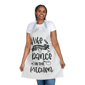 Dancing Kitchen Apron | Fun Chef Gift for Cooking Enthusiasts | Inspirational Cooking Apparel | Kitchen Decor | Unique Gift Idea