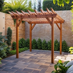 DIY BBQ Cover Plan: Outdoor Grill Gazebo (PDF Plan)