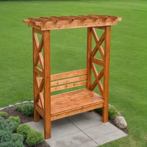 Garden Arbor Bench DIY Plans: Woodworking PDF Download
