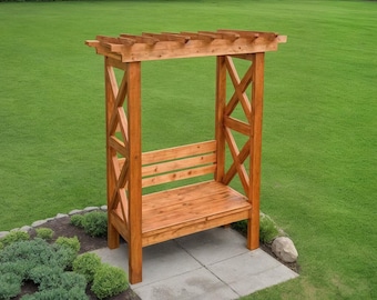 Garden Arbor Bench DIY Plans: Woodworking PDF Download