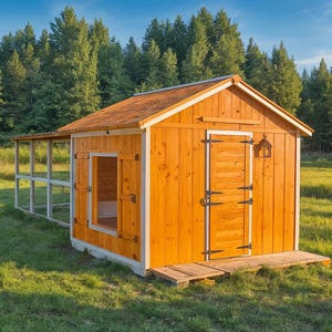 8x24 Chicken coop plans-DIY Chicken coop plans with run-DIY Chicken run plans -Chicken Coop & Run Plans -Chicken coop plans 10-20 chickens
