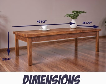 DIY Wooden Coffee Table Plan: Step-by-Step Woodworking (PDF)