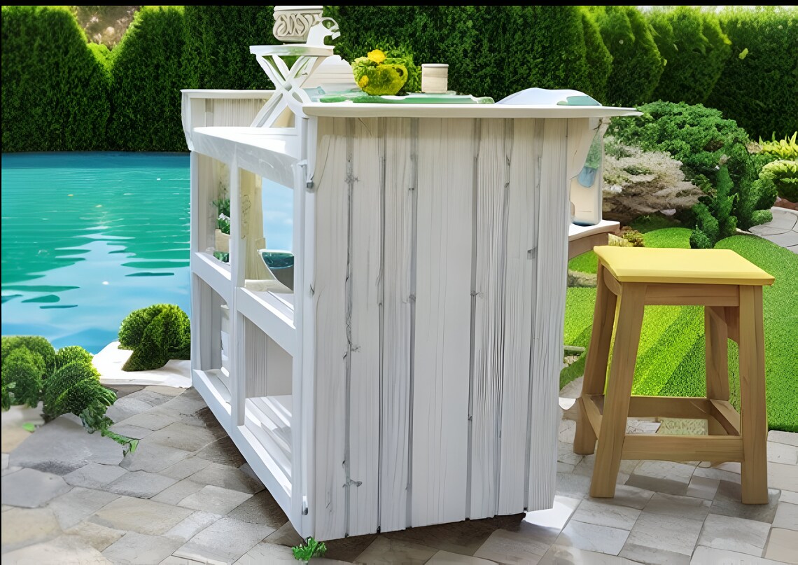Diy Bar Plan, Patio Bar Plans, Outdoor Bar ,deck Bar, Patio Furniture