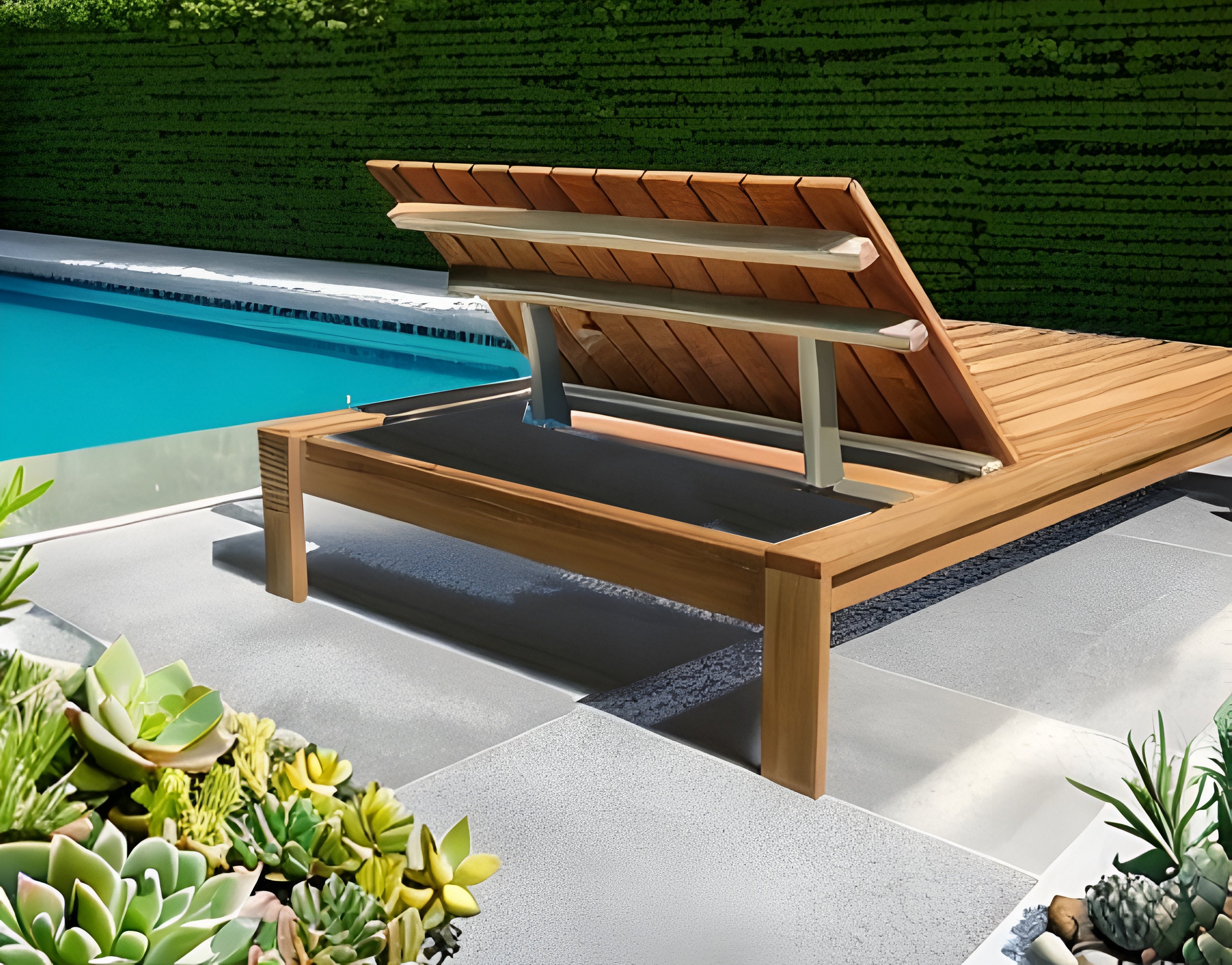 DIY Outdoor Chaise Lounge Chair Lounge Plans Outdoor Lounge Woodworking Plans Patio Furniture Outdoor Garden PDF File Etsy