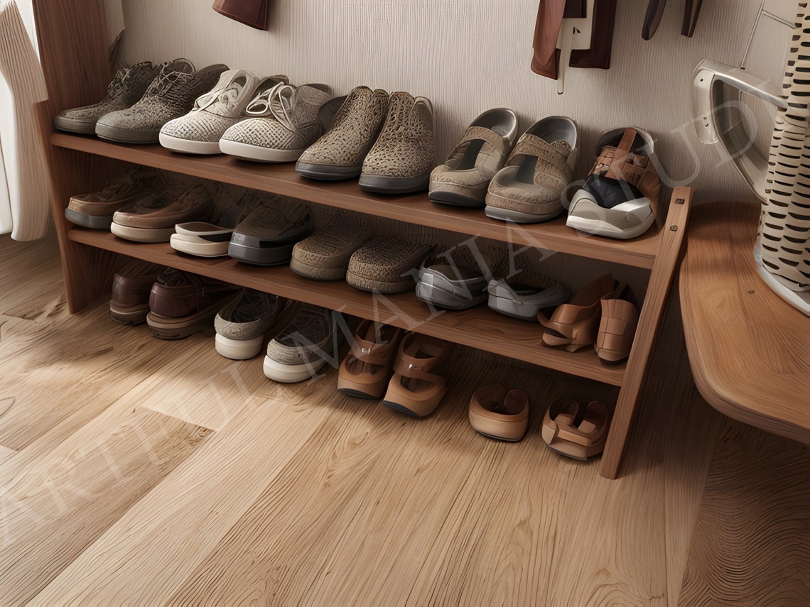 DIY Shoes Rack, Easy Shelves Plan, Simple Storage Plan, Woodworking ...