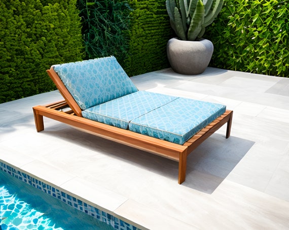 DIY Outdoor Chaise Lounge Chair Lounge Plans Outdoor Lounge Woodworking Plans Patio Furniture Outdoor Garden PDF File Etsy