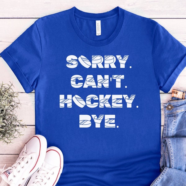 Hockey Tee - Etsy