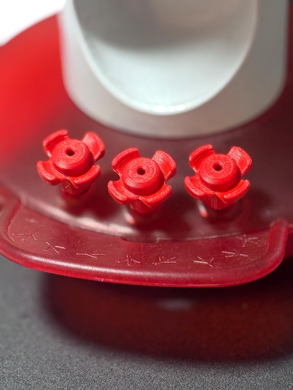 Hummingbird feeder bee proof flowers compatible with bird buddy