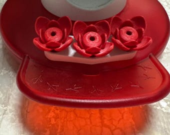 Kolibrimatare XL fina bisäkra blommor kompatibel med fågelkompis