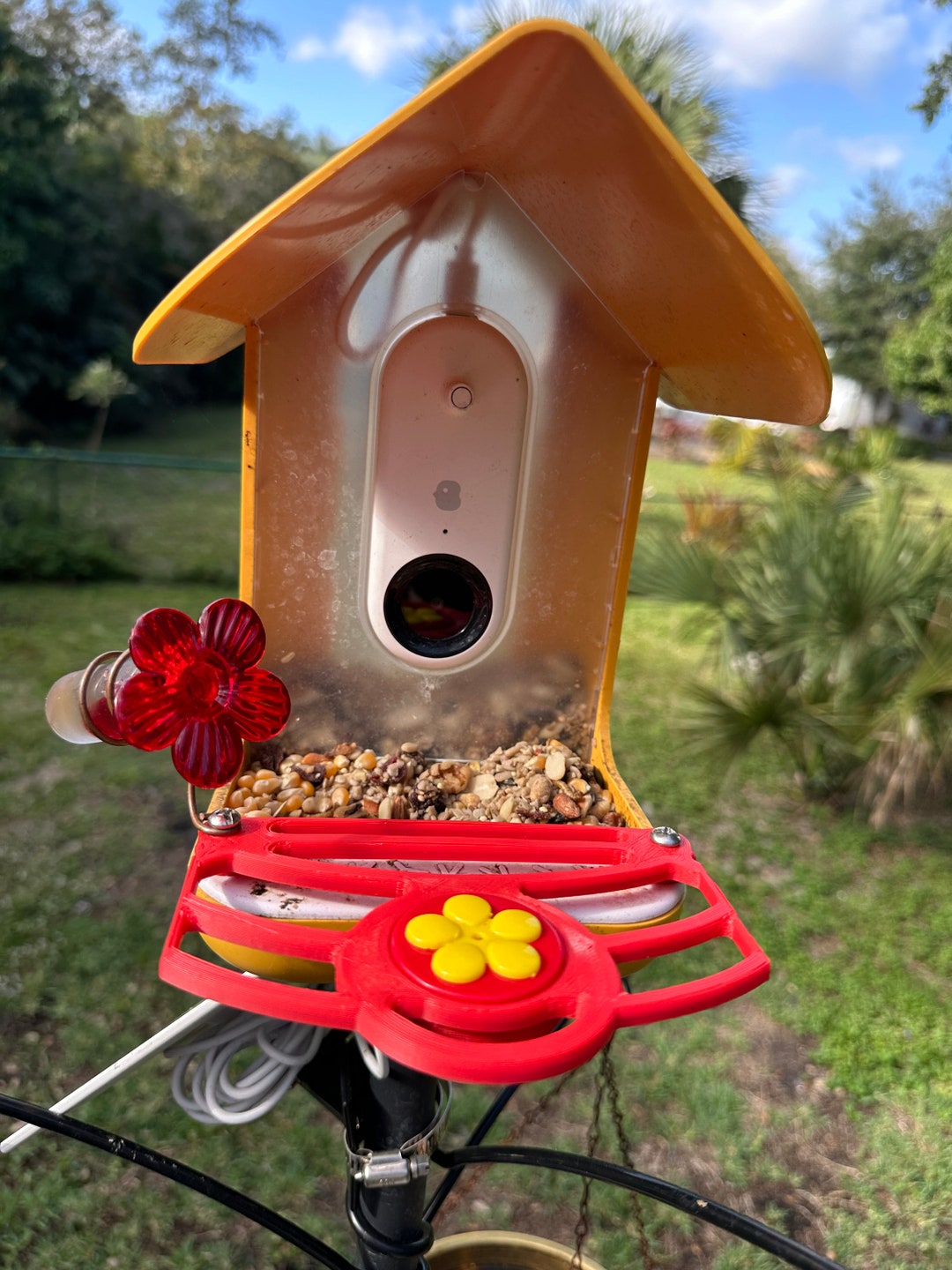 Bird Buddy Perch With Built in Hummingbird Feeder Etsy