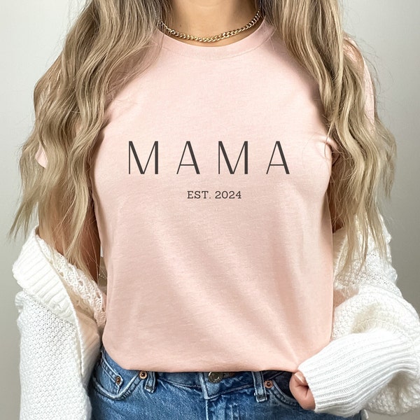 Modern Mama Shirt, Mothers Day Gift, Trending Mama Shirt, Pregnancy Announcement, Mom Birthday Gift, First time Mom, Elegant Mama Shirt