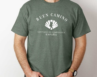 Buen Camino de Santiago T-Shirt, Spiritual Hiking Shirt