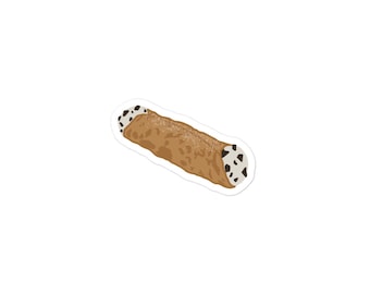 Cannoli sticker, italian pastry sticker