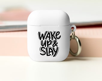 Etui Airpod pro 2, Etui Airpod, Etui Airpod 1, Etui Airpod pro 2, Inspirujący cytat, Obudź się i zaszalej, Prezent dla niej, Minimalistyczny