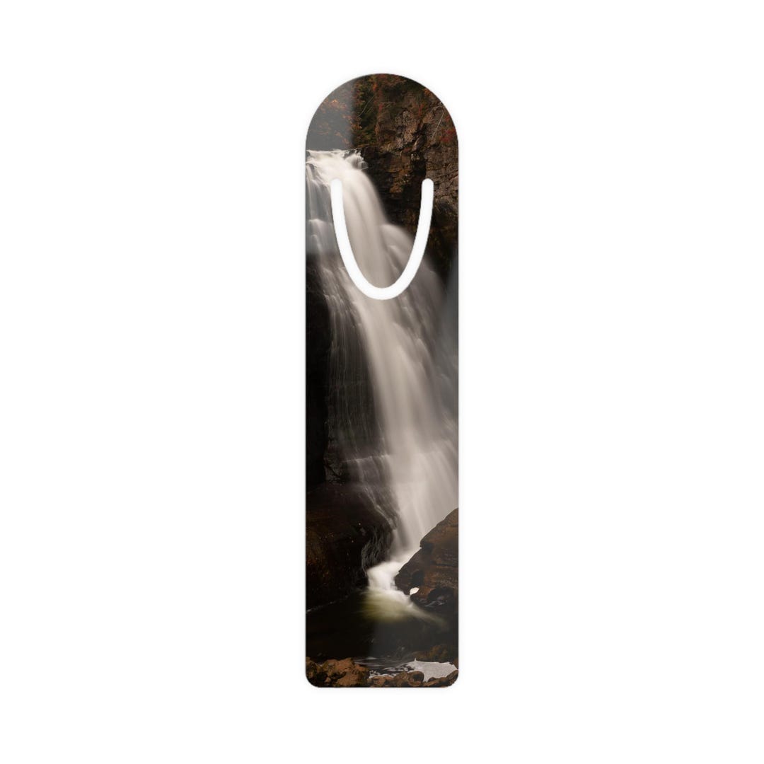 Waterfall Bookmark | Metal Magnetic Bookmark - Etsy