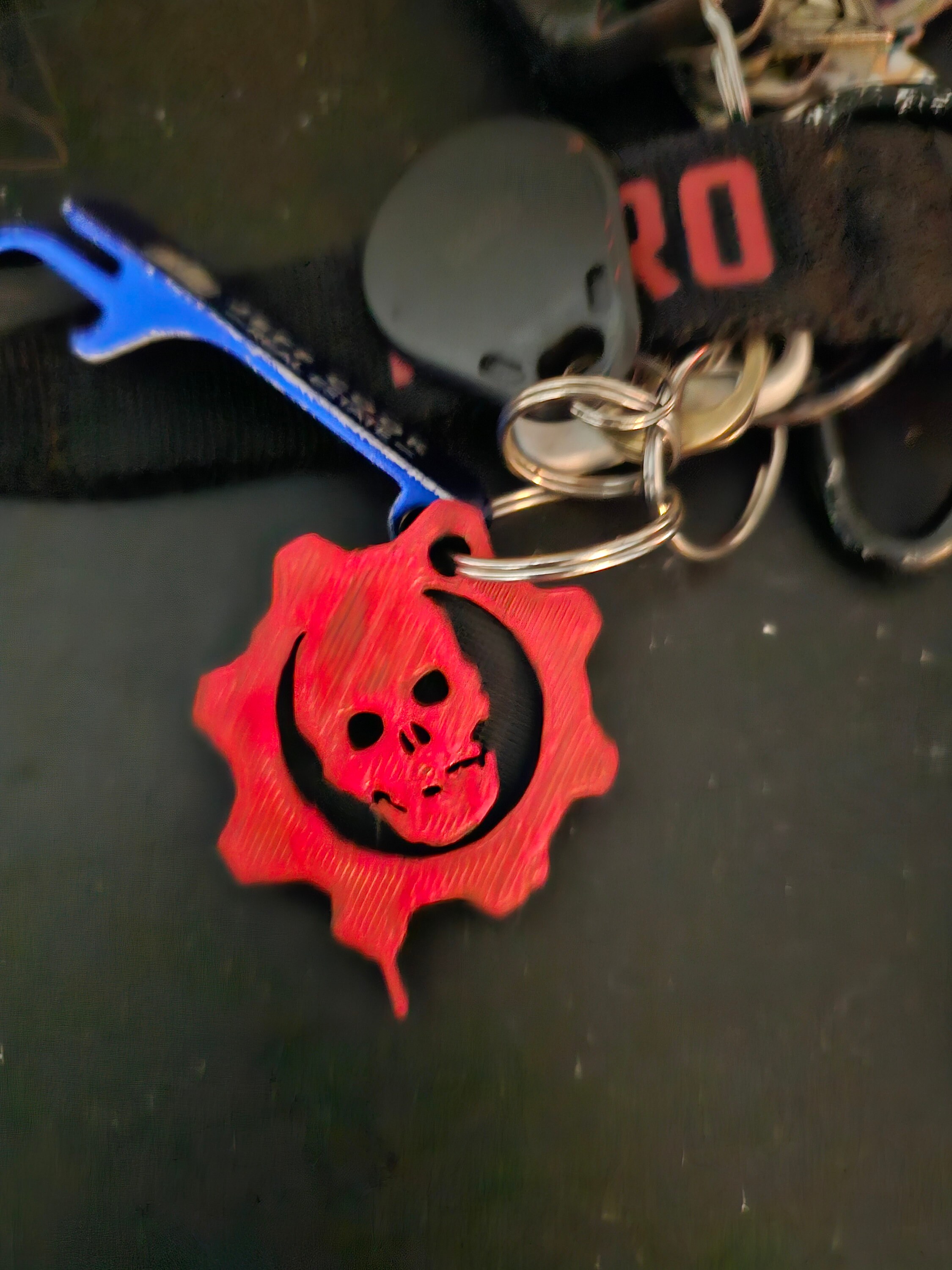 Gears of War Keychain Etsy