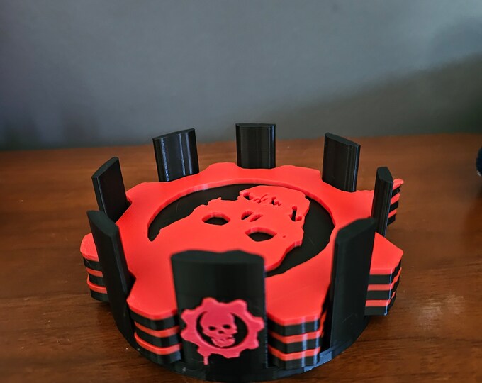 Gears of War Inspired cog Tag - Etsy