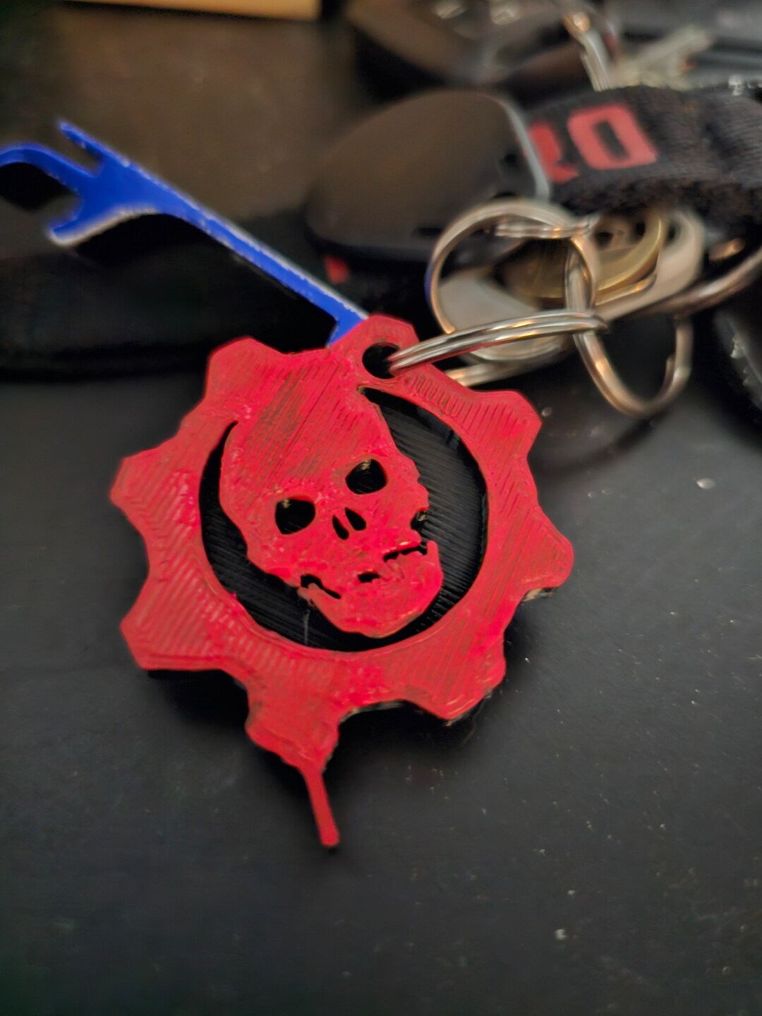 Gears of War Keychain Etsy