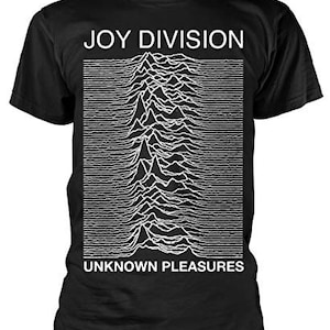 Joy Division Mens T-shirt- Officially Licensed Closer / Pulsar Unknown Pleasures Band Merch - Boyfriend Tee