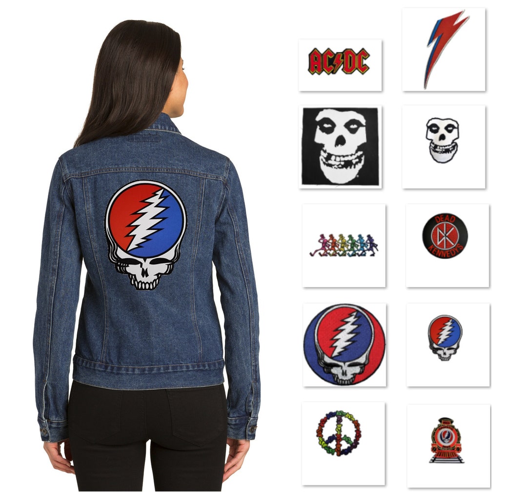 Punk Mom Denim Jacket - Rock and Roll Band Jean Jackets - Brand New ...