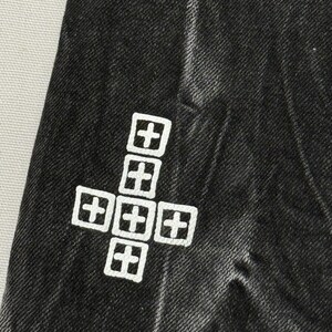 Ksubi Van Winkle KDMFA 20861 Black Pants Cross Stitching 29 image 5