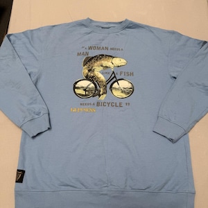 Guinness Beer Merch Fisk Cykel Rundhals Merch XXL