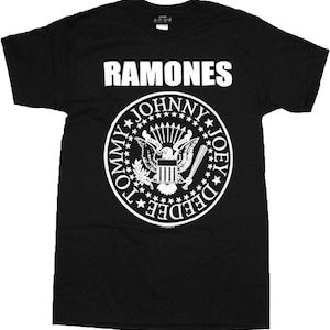 Ramones Band Mens T-shirt- Officially Licensed Ramones Seal Merch - Boyfriend Tee