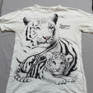 Camiseta VTG Siegfried y Roy Mirage Vegas Bengal Tigers