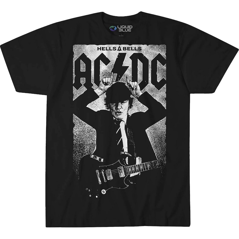 AC/DC Mens T-shirt- Officially Licensed Band ACDC Rock Eruption Merch ...