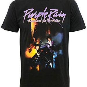 T-shirt da uomo Prince Purple Rain - Merchandising del film Prince Purple Rain con licenza ufficiale - Maglietta del fidanzato