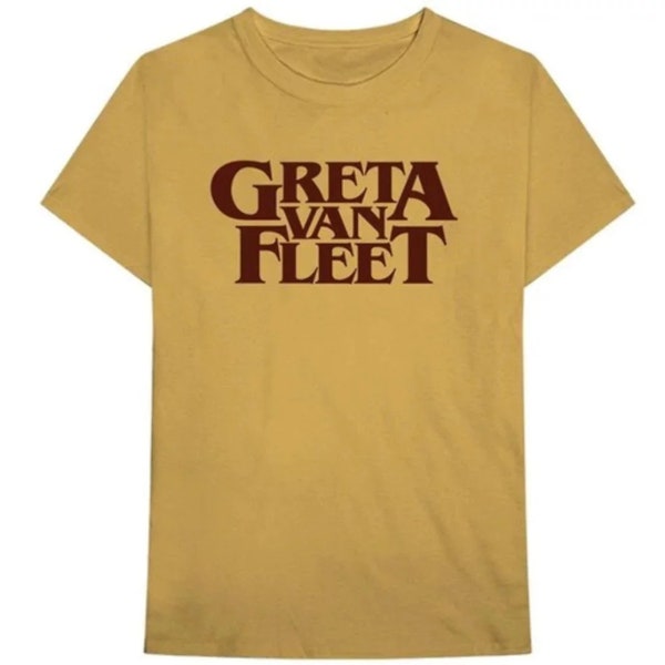 Greta Van Fleet Mens T-shirt- My Way Soon Album Tour T-shirt Licensed Band Merch - Boyfriend Tee