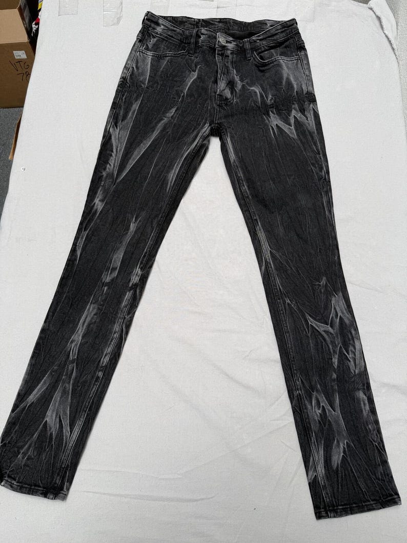 Ksubi Van Winkle KDMFA 20861 Black Pants Cross Stitching 29 image 1