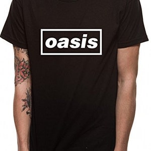 Oasis Mens T-shirt- Officially Licensed Oasis Band Merch - Boyfriend Tee