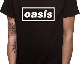 Oasis Mens T-shirt- Officially Licensed Oasis Band Merch - Boyfriend Tee