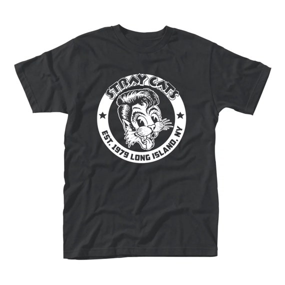 Stray Cats Mens T-shirt- Officially Licensed Rockabilly Brian