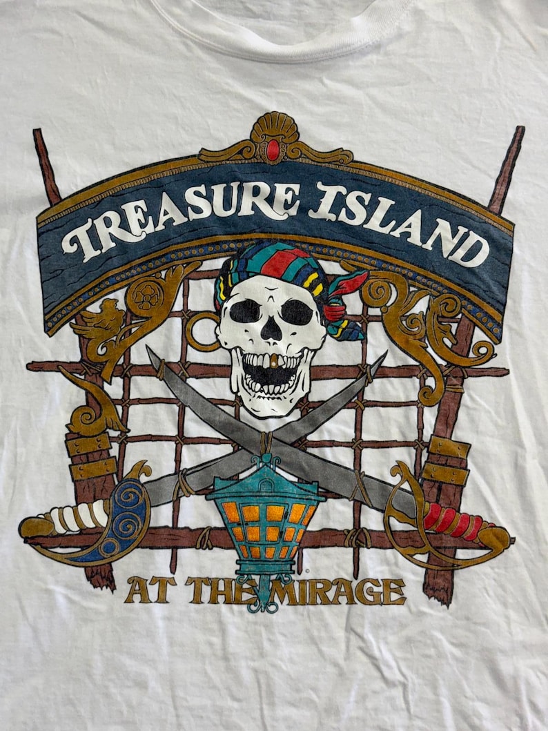 Vintage Treasure Island beim Mirage T-Shirt Las Vegas - L Bild 3