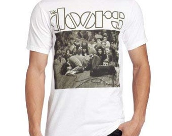 Camiseta para hombre The Doors - Producto oficial de Jim Morrison Merch - Camiseta Boyfriend